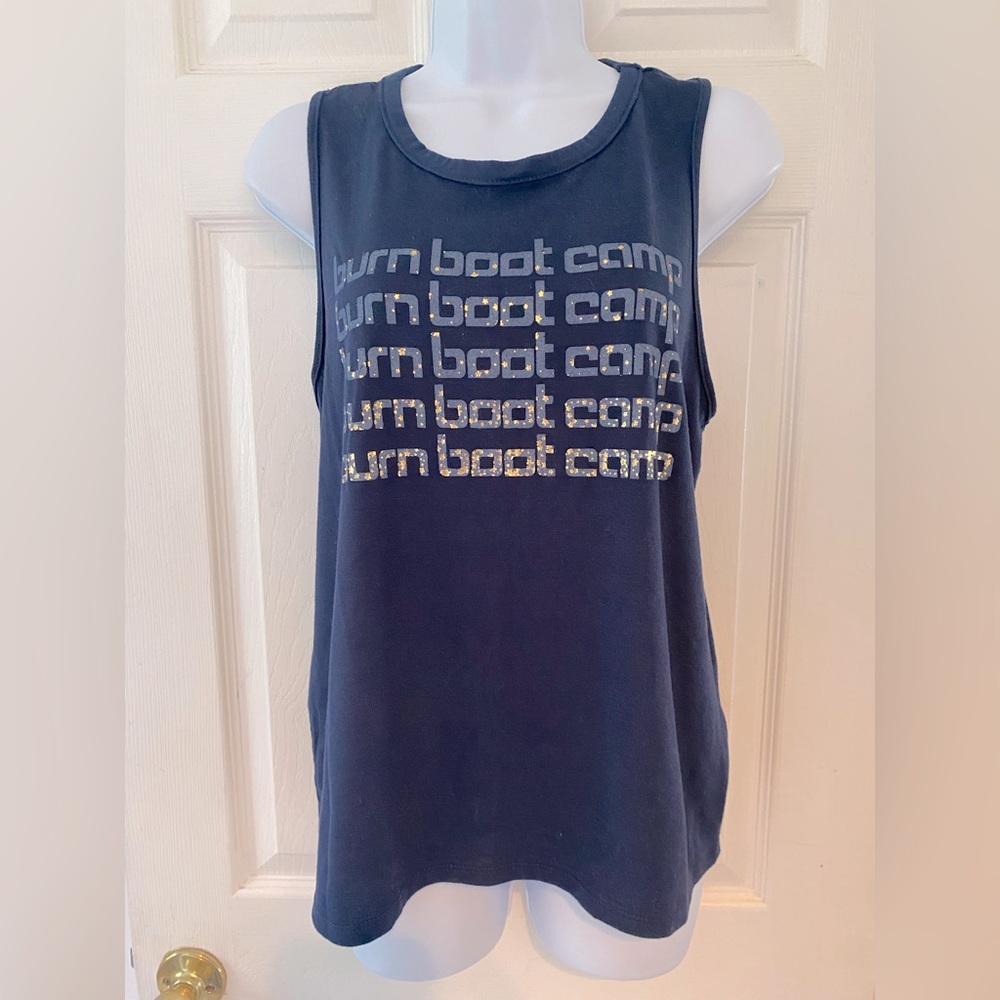 Burn Boot Camp Tank Navy - Women’s size medium